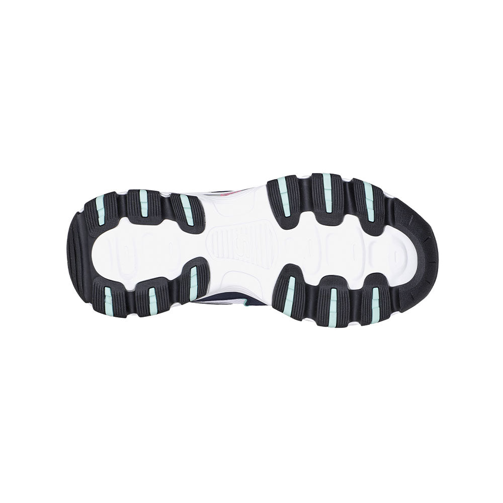 Tenis Mujer Skechers Arch Fit Dlites - Negro - Blanco