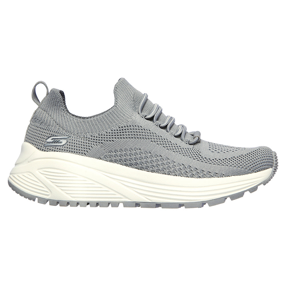 Tenis Mujer Skechers Bobs Sport Sparrow 2.0 Gris-Blanco