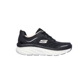 Tenis Mujer Skechers D'Lux Walker - Negro-Blanco