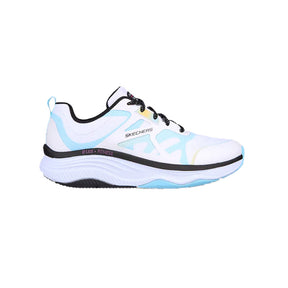 Tenis Mujer Skechers Dlux Fitness - Blanco-Azul