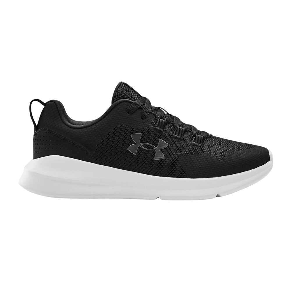 Tenis Under Armour para Mujer Essential Negro-Blanco