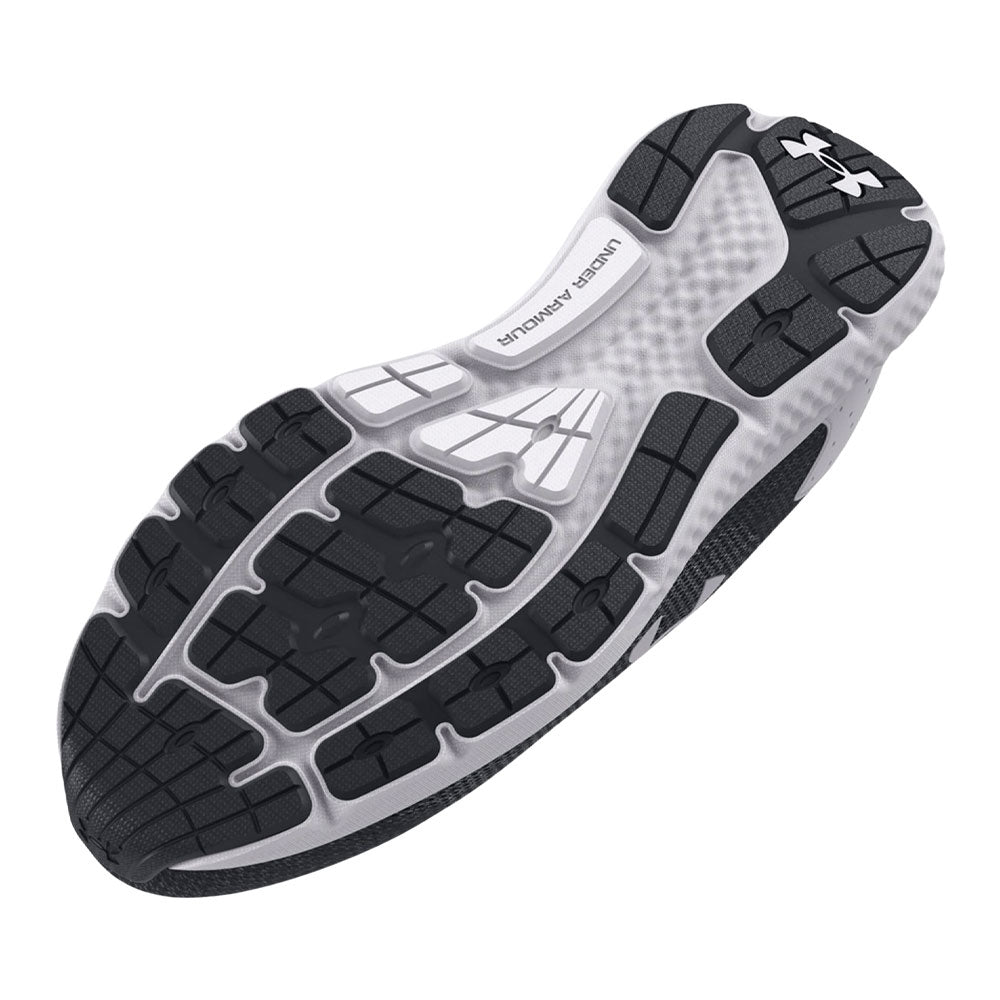 Tenis Under Armour para Hombre Charged Rogue 3 Knit Negro-Blanco