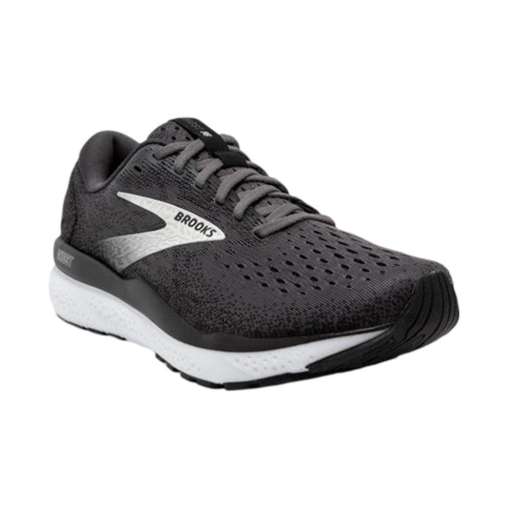 Tenis Brooks para Hombre Ghost 16 Wide Negro-Blanco