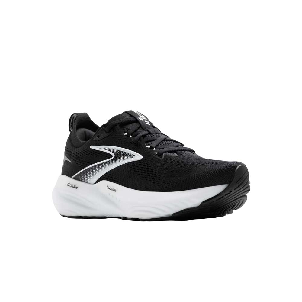 Tenis Brooks para Hombre Glycerin 22 Negro-Gris-Blanco