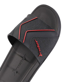 Sandalia Rider para Hombre Free Slide Ad Negro/Rojo