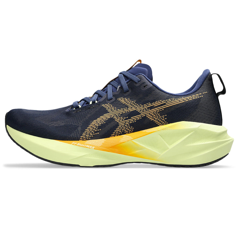 Tenis Asics para Hombre Novablast 5 Azul-Amarillo