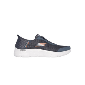 Tenis Hombre Skechers Slip Ins Go Walk Flex - Gris-Blanco