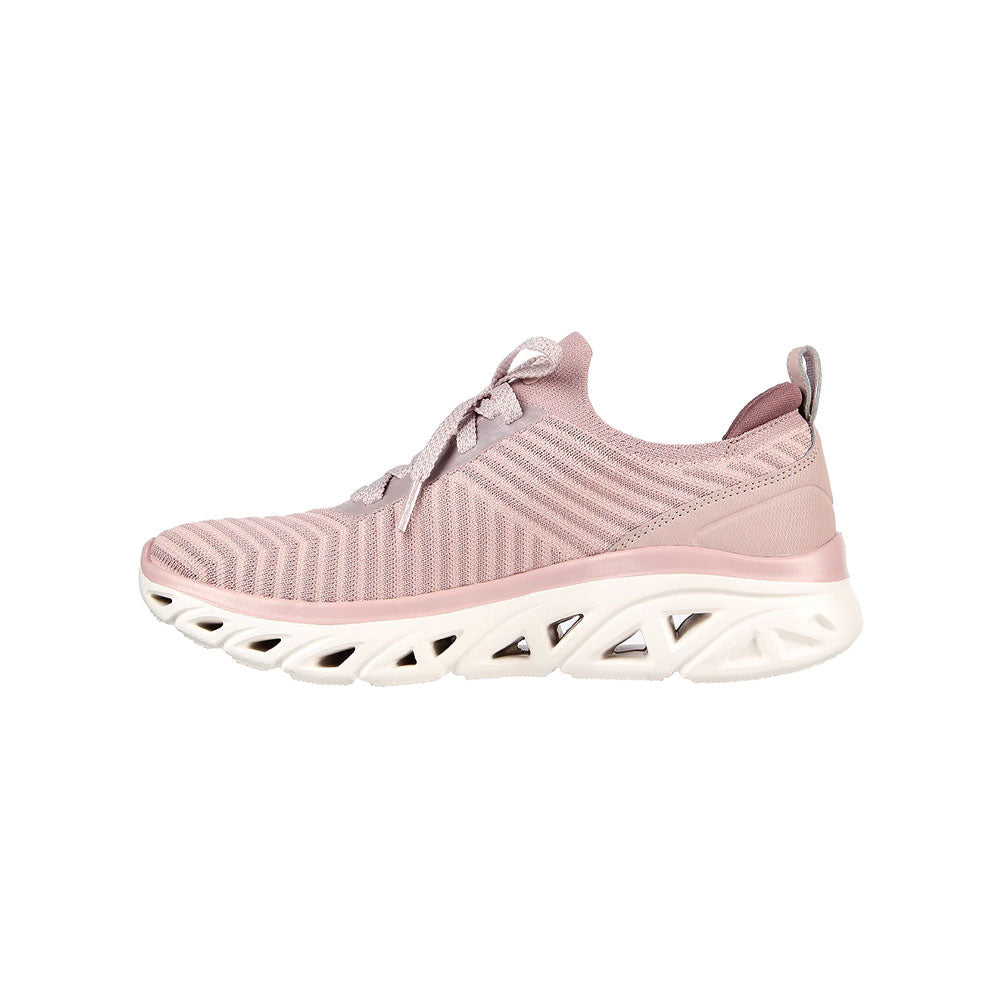 Tenis Mujer Skechers Glide Sted - Rosa-Blanco
