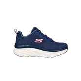 Tenis Mujer Skechers D Lux Walker Daily Beauty - Azul