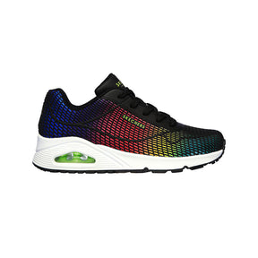 Tenis Mujer Skechers Uno Eye  Catching - Negro-Multicolor