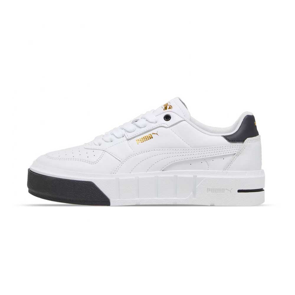 Tenis Puma para Mujer Cali Court Leather Blanco-Negro