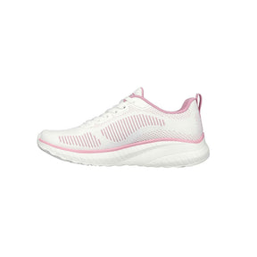 Tenis Mujer Skechers Bobs Squad - Blanco-Rosado