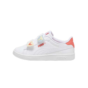 Tenis Puma para Niña Smash 3 Badges V PS Blanco