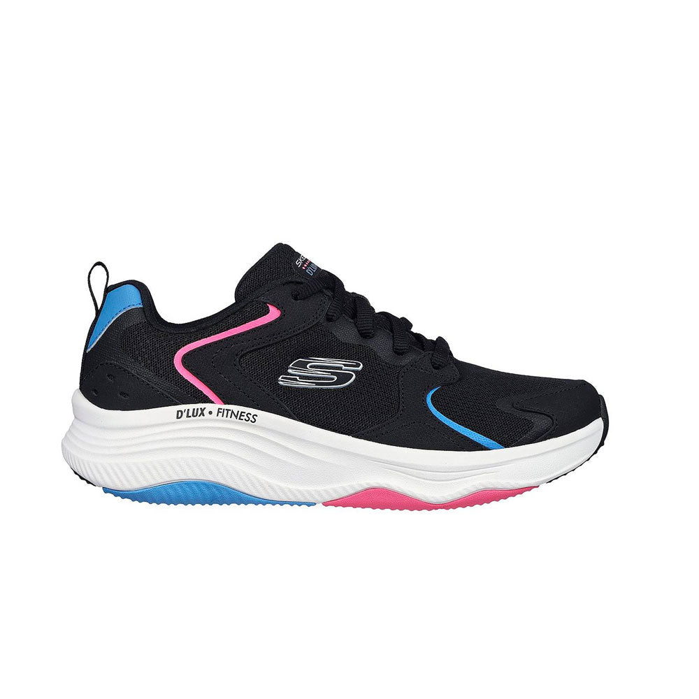 Tenis Mujer Skechers Dlux Fitness - Negro