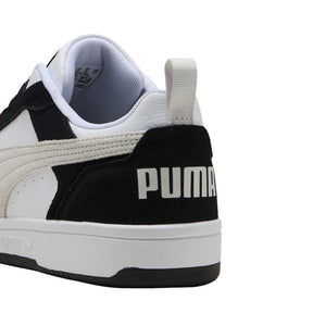 Tenis Puma para Hombre Rebound V6 Low SD Negro-Gris