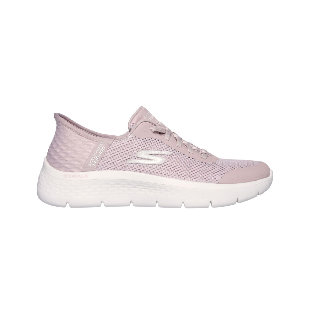 Tenis Mujer Skechers Slip Ins Go Walk Flex - Rosado-Blanco