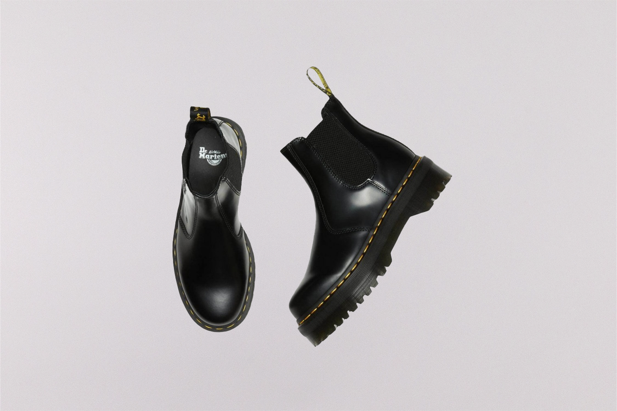 Dr. Martens 2976 Smooth Leather Platform Chelsea Boots