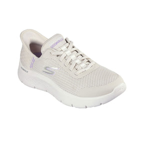 Tenis Mujer Skechers Slip Ins Go Walk - Beige