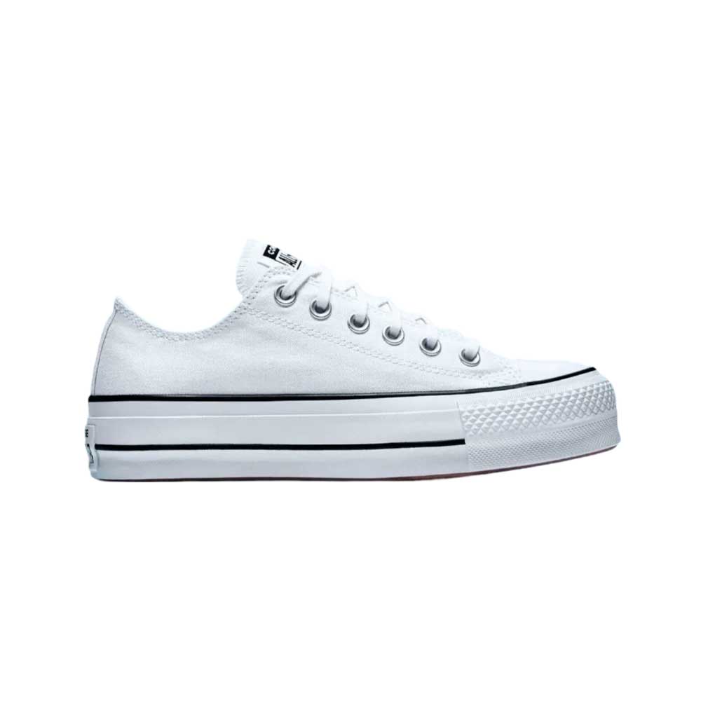 Tenis Converse para Mujer Plataforma Lift Choclo de Lona Blanco
