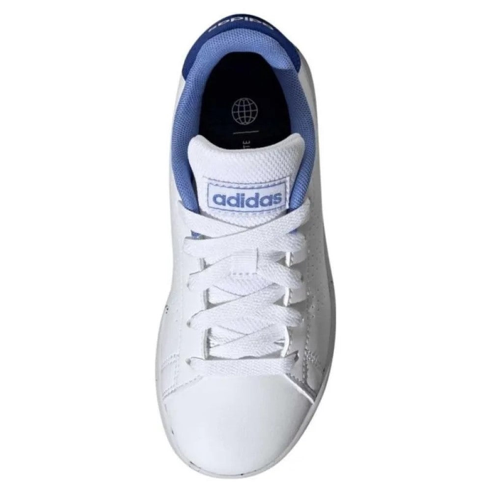 Tenis Adidas Niño Advantage K Blanco Azul
