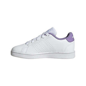 Tenis Adidas Niño Advantage K Blanco Morado