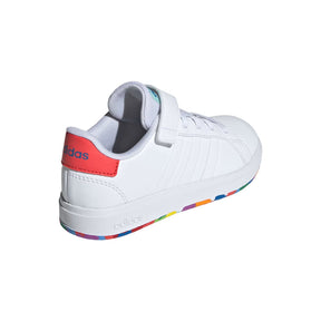 Tenis Adidas Niño Grand Court 2.0 El K ID0737 Blanco