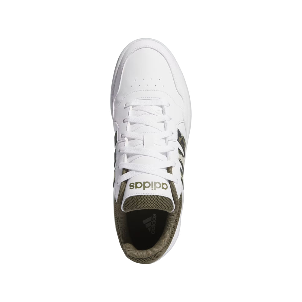 Tenis Adidas Hombre Hoops 3.0 ID1113 Blanco Camu