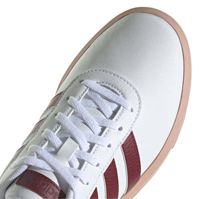 Tenis Adidas Mujer Court Platform Ig3112 Blanco Rojo
