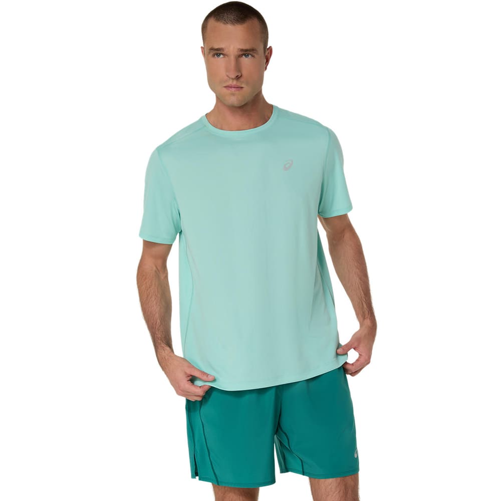 Playera Manga Corta Asics para Hombre Silver SS Top Verde
