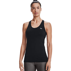 Player Sin Mangas Under Armour para Mujer HG Armour Racer Tank Negro