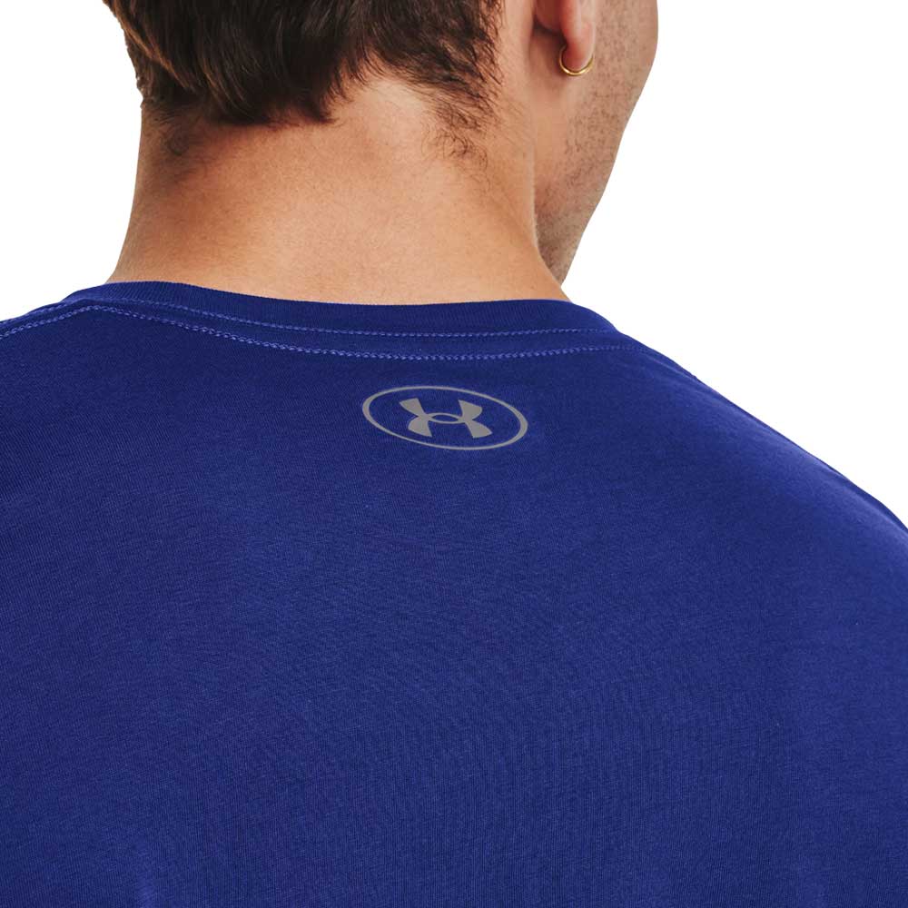 Playera Manga Corta Under Armour para Hombre UA Boxed Sportstyle SS Azul