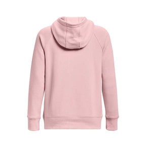 Sudadera con Gorro Under Armour para Mujer Rival Fleece Logo Hoodie Rosa