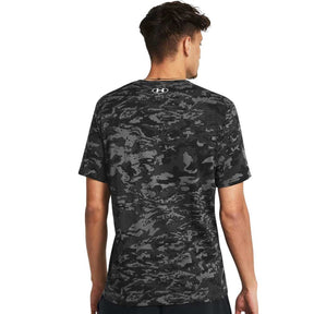 Playera Manga Corta Under Armour para Hombre ABC Camo SS Shirt Negro