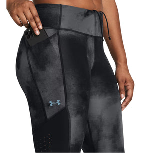 Legging Largo Under Armour para Mujer Launch Ankle Print Tights Negro