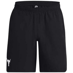 Short Largo Under Armour para Hombre Project Rock Woven Shorts Negro