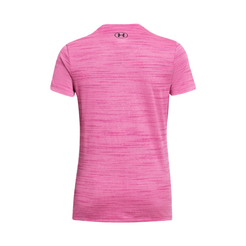 Playera Manga Corta Under Armour para Mujer Tech Tiger SSC Rosa