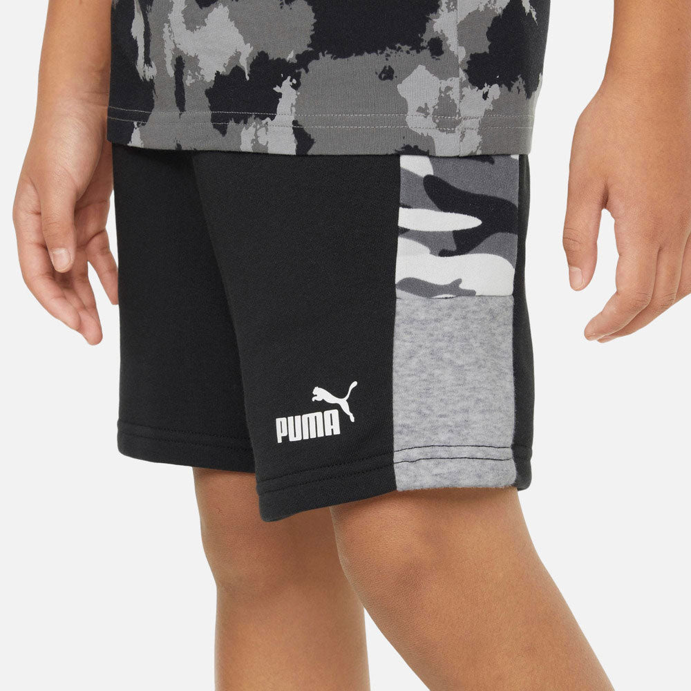 Short Largo Puma para Niño Ess Camo Shorts TR B