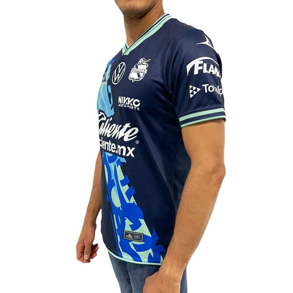 Jersey Pirma Hombre Visita Club Puebla 24-25 Azul