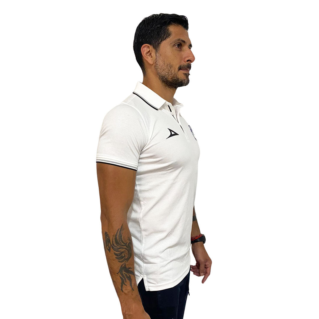 Playera Pirma Hombre Polo Club Puebla 23-24 Blanco