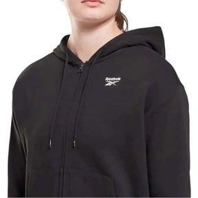 Sudadera con Gorro Reebok para Mujer RI SL French Terry Negro
