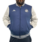 Chamarra Pirma Hombre Club Puebla 23-24 Universitaria Azul Blanco