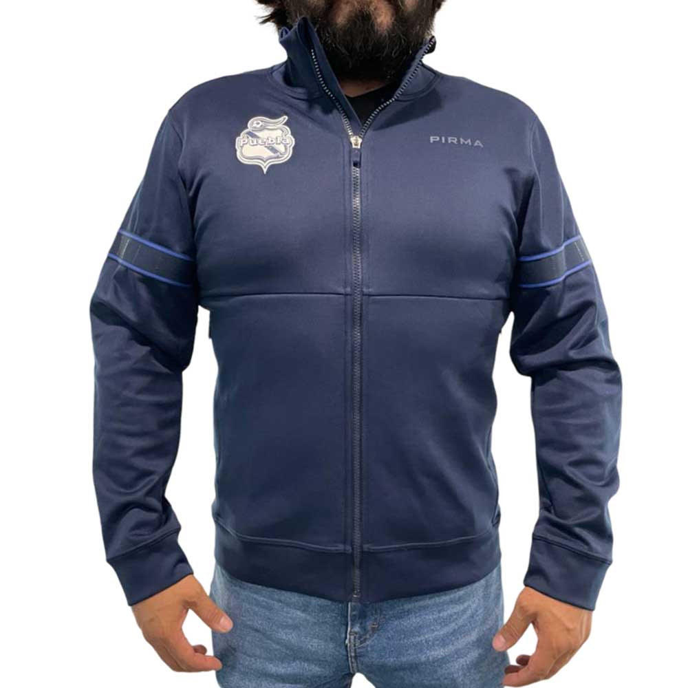 Chamarra Pirma Hombre Club Puebla 23-24 Entrenamiento Azul