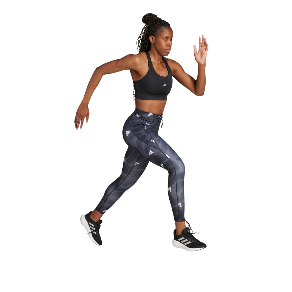 Licra Adidas Mujer Run Ess Aop 7/8 Hy2922 Carbon