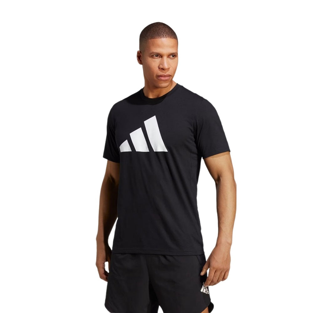 Playera Adidas Hombre Tr-Es Fr Logo T Playera Mc IB8273 Negra