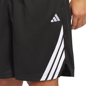 Short Largo Adidas para Hombre 3 Stripes Short Negro
