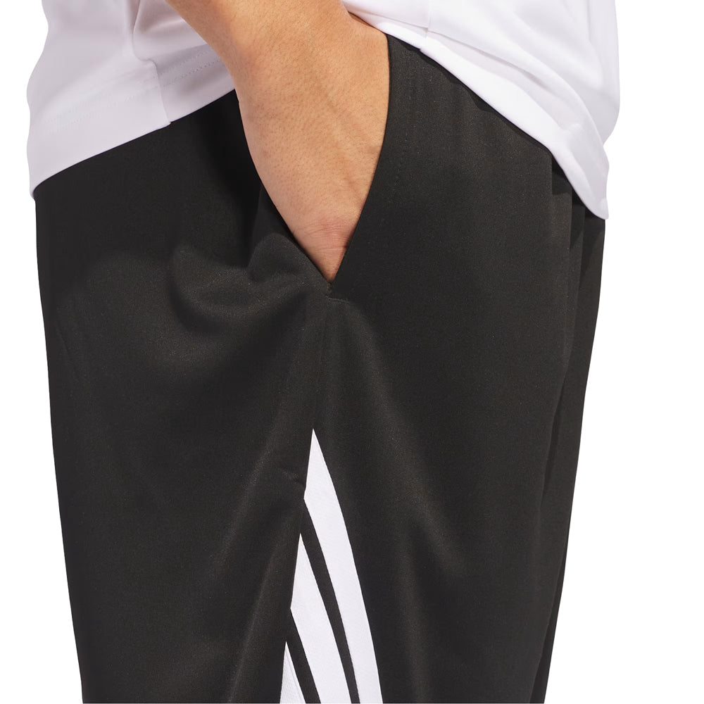 Short Largo Adidas para Hombre 3 Stripes Short Negro