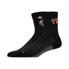 Calcetas Largas Asics Unisex Performance Run Socks Crew Negro