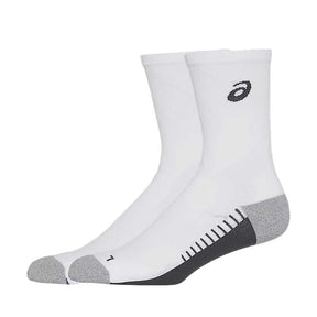 Calcetas Largas Asics Unisex Performance Run Socks Crew Blanco
