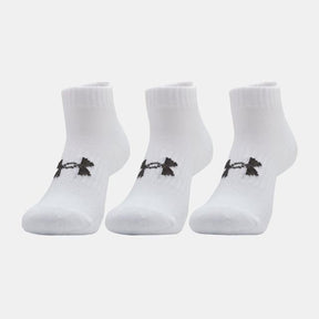 Calcetas Cortas Under Armour Unisex Core Low Cut 3 pack Blanco