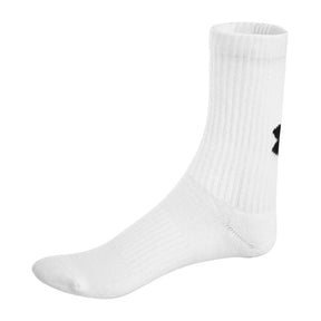 Calcetas Under Armour Unisex Core 3 Pack Mid Crew Blanco